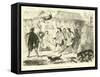 The Dog-Destroyers of Cuzco-Édouard Riou-Framed Stretched Canvas