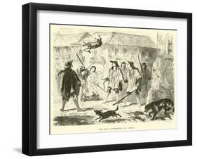 The Dog-Destroyers of Cuzco-Édouard Riou-Framed Giclee Print