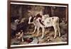 The Dog in the Manger, 1885-Walter Hunt-Framed Giclee Print