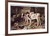 The Dog in the Manger, 1885-Walter Hunt-Framed Giclee Print