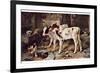 The Dog in the Manger, 1885-Walter Hunt-Framed Giclee Print