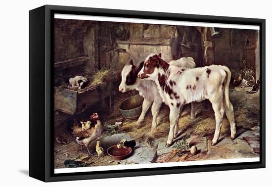 The Dog in the Manger, 1885-Walter Hunt-Framed Stretched Canvas