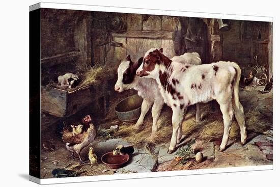 The Dog in the Manger, 1885-Walter Hunt-Stretched Canvas