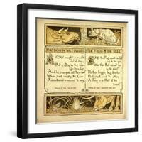 The Dog in the Manger the Frog and the Bull-null-Framed Giclee Print