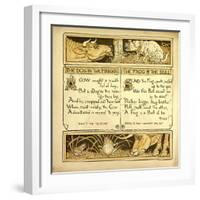 The Dog in the Manger the Frog and the Bull-null-Framed Giclee Print