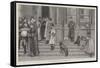 The Dog Question, No Admittance-Edward Killingworth Johnson-Framed Stretched Canvas