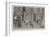 The Dog Question, No Admittance-Edward Killingworth Johnson-Framed Giclee Print