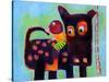 The Dog Sees It’s Tail-Susse Volander-Stretched Canvas