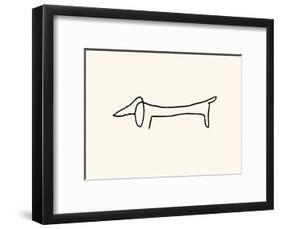 The Dog-Pablo Picasso-Framed Serigraph