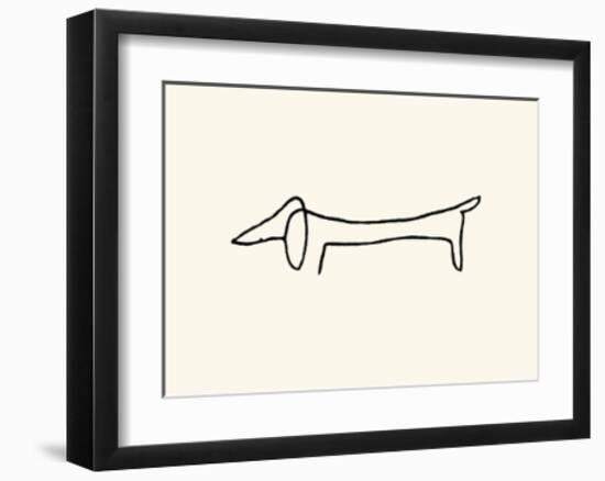 The Dog-Pablo Picasso-Framed Serigraph