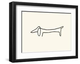 The Dog-Pablo Picasso-Framed Serigraph