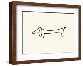 The Dog-Pablo Picasso-Framed Serigraph