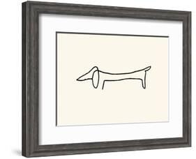 The Dog-Pablo Picasso-Framed Serigraph