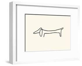 The Dog-Pablo Picasso-Framed Serigraph