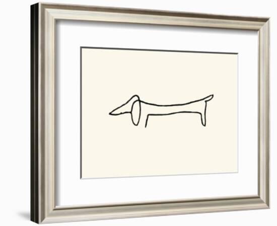 The Dog-Pablo Picasso-Framed Serigraph