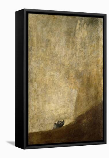 The Dog-Francisco de Goya-Framed Stretched Canvas