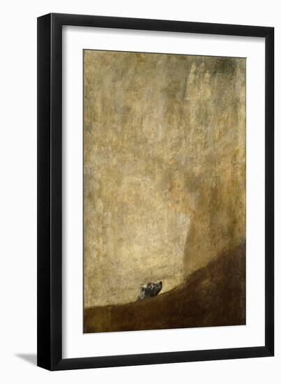 The Dog-Francisco de Goya-Framed Premium Giclee Print