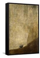 The Dog-Francisco de Goya-Framed Stretched Canvas