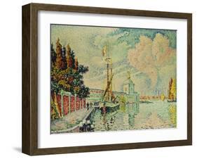 The Dogana, 1909-Paul Signac-Framed Giclee Print