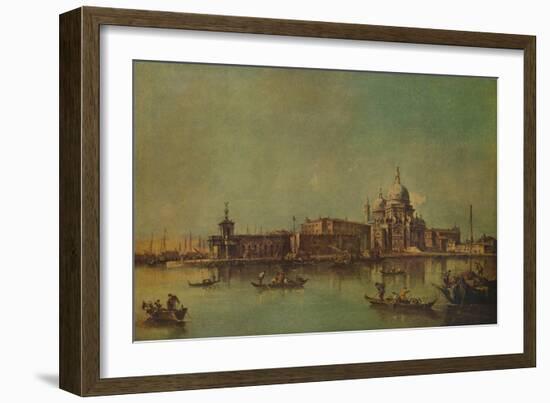 'The Dogana and Salute, Venice', c1775, (1938)-Francesco Guardi-Framed Giclee Print