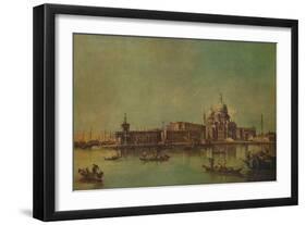 'The Dogana and Salute, Venice', c1775, (1938)-Francesco Guardi-Framed Giclee Print