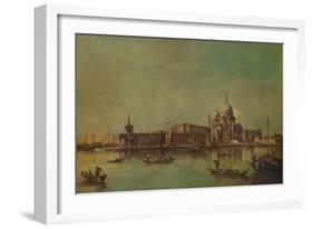 'The Dogana and Salute, Venice', c1775, (1938)-Francesco Guardi-Framed Giclee Print