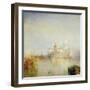 The Dogana and Santa Maria Della Salute, Venice, 1843-J. M. W. Turner-Framed Giclee Print