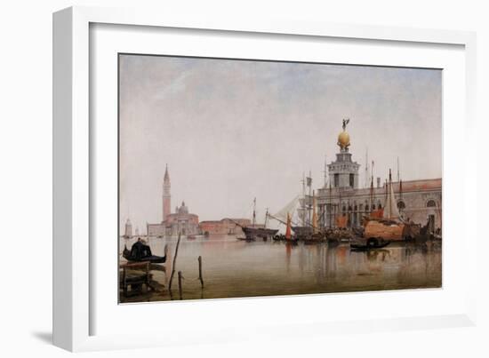 The Dogana Di Mare with San Giorgio Maggiore Beyond, 1863-Edward William Cooke-Framed Giclee Print