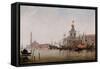 The Dogana Di Mare with San Giorgio Maggiore Beyond, 1863-Edward William Cooke-Framed Stretched Canvas