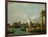 The Dogana in Venice, around 1730-Canaletto-Framed Giclee Print