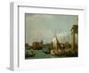 The Dogana in Venice, around 1730-Canaletto-Framed Giclee Print