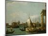 The Dogana in Venice, around 1730-Canaletto-Mounted Giclee Print