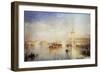 The Dogana, San Giorgio, Citella, from the Steps of the Europa, Venice, 1842-JMW Turner-Framed Giclee Print