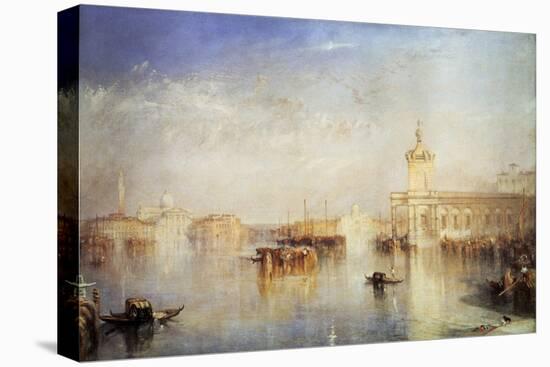 The Dogana, San Giorgio, Citella, from the Steps of the Europa, Venice, 1842-JMW Turner-Stretched Canvas