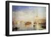 The Dogana, San Giorgio, Citella, from the Steps of the Europa, Venice, 1842-JMW Turner-Framed Premium Giclee Print