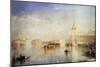 The Dogana, San Giorgio, Citella, from the Steps of the Europa, Venice, 1842-JMW Turner-Mounted Premium Giclee Print