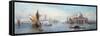 The Dogana, Venice-Alfred Pollentine-Framed Stretched Canvas