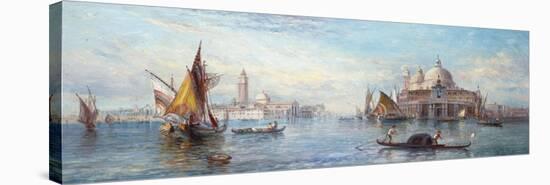 The Dogana, Venice-Alfred Pollentine-Stretched Canvas