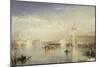 The Dogano, San Giorgio, Citella, from the Steps of the Europa-J. M. W. Turner-Mounted Giclee Print