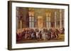 The Doge at the Feast for the Opening of the Carnival of Venice-Francesco Guardi-Framed Giclee Print