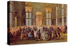The Doge at the Feast for the Opening of the Carnival of Venice-Francesco Guardi-Stretched Canvas