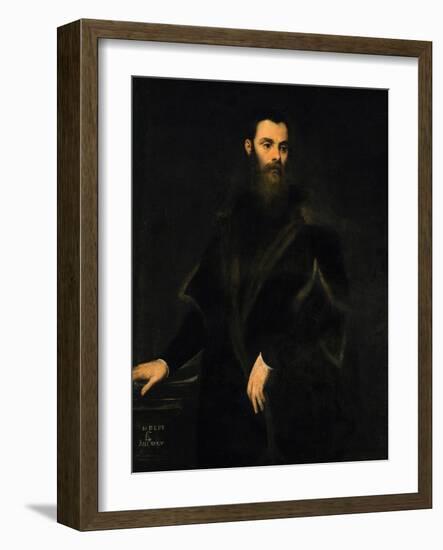 The Doge Lorenzo Soranzo (1519-1575), Aged 35, 1553-Jacopo Robusti Tintoretto-Framed Giclee Print