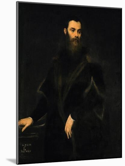 The Doge Lorenzo Soranzo (1519-1575), Aged 35, 1553-Jacopo Robusti Tintoretto-Mounted Giclee Print