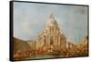 The Doge of Venice at the Festa Della Salute-Francesco Guardi-Framed Stretched Canvas