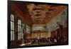 The Doge of Venice Giving Audience in the Sala Del Collegio in the Doge's Palace-Francesco Guardi-Framed Giclee Print