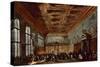 The Doge of Venice Giving Audience in the Sala Del Collegio in the Doge's Palace-Francesco Guardi-Stretched Canvas