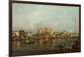 The Doge's Palace and Saint Mark's Basin-Francesco Guardi-Framed Giclee Print