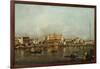 The Doge's Palace and Saint Mark's Basin-Francesco Guardi-Framed Giclee Print