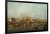 The Doge's Palace and Saint Mark's Basin-Francesco Guardi-Framed Giclee Print