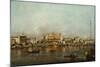 The Doge's Palace and Saint Mark's Basin-Francesco Guardi-Mounted Giclee Print